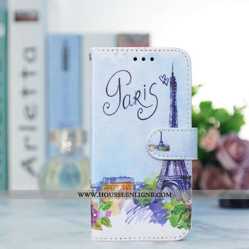 Housse Samsung Galaxy S22 5G Peinture Paris