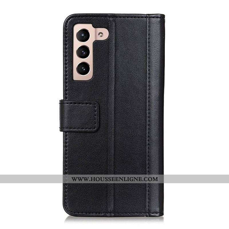 Housse Samsung Galaxy S22 5G Style Cuir Élégance