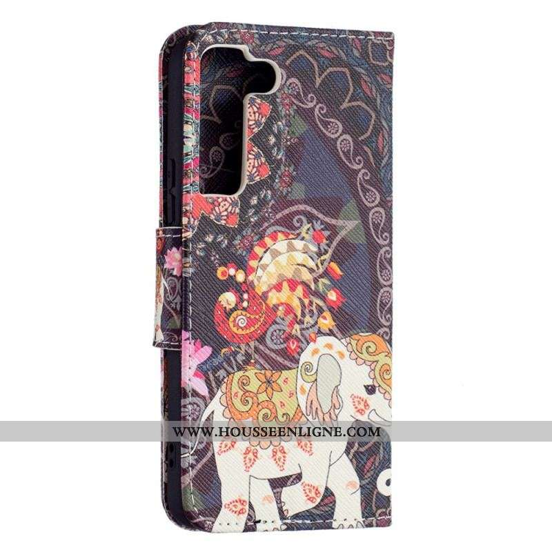 Housse Samsung Galaxy S22 5G Éléphant Indien