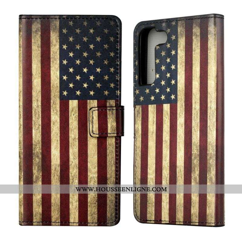 Housse Samsung Galaxy S22 Plus 5G Drapeau Américain