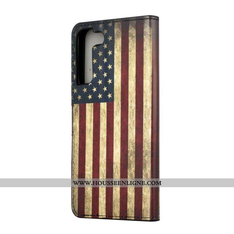 Housse Samsung Galaxy S22 Plus 5G Drapeau Américain