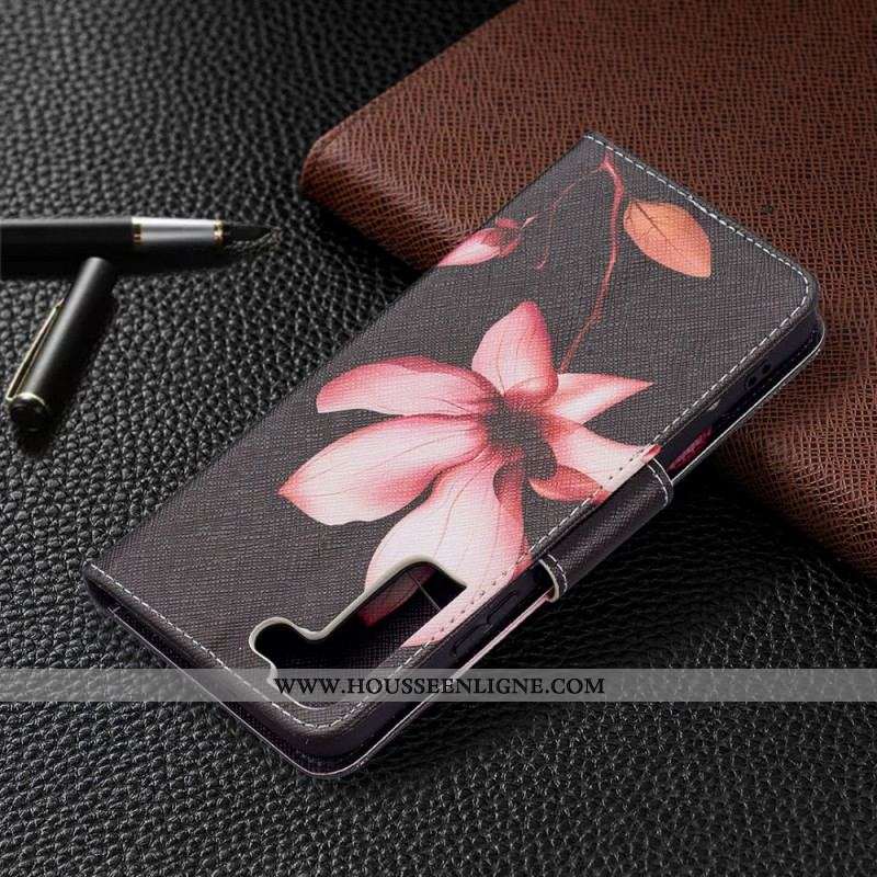 Housse Samsung Galaxy S22 Plus 5G Fleur Rose