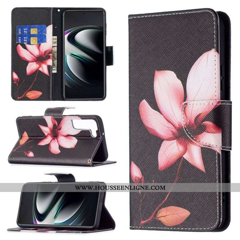 Housse Samsung Galaxy S22 Plus 5G Fleur Rose