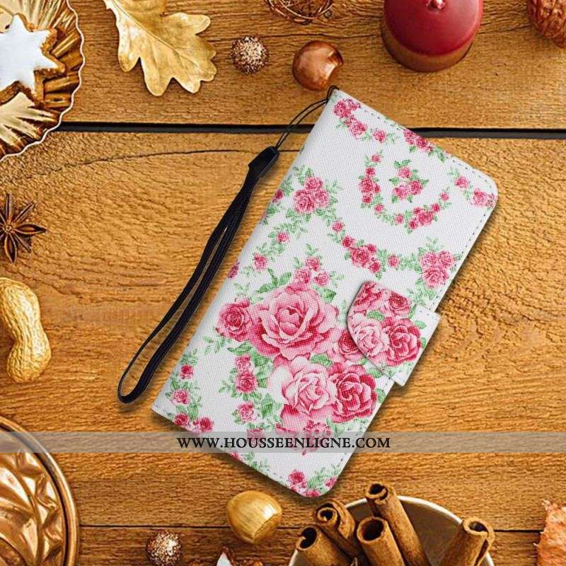 Housse Samsung Galaxy S22 Plus 5G Fleurs Liberty Royal