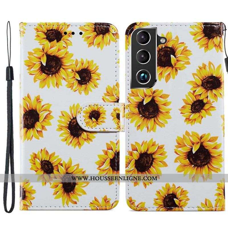 Housse Samsung Galaxy S22 Plus 5G Tournesols