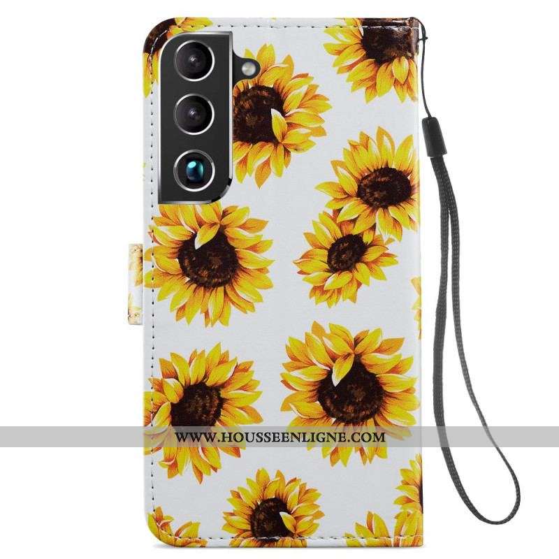 Housse Samsung Galaxy S22 Plus 5G Tournesols