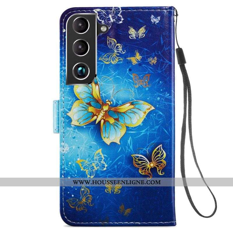 Housse Samsung Galaxy S22 Plus 5G Vol de Papillons