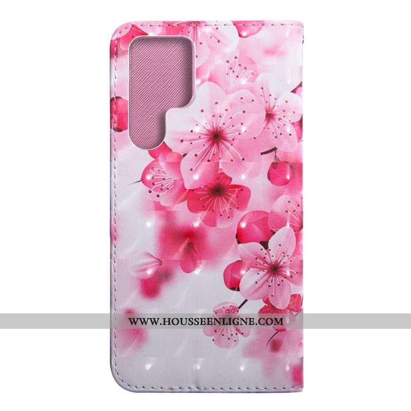 Housse Samsung Galaxy S22 Ultra 5G Fleurs Roses