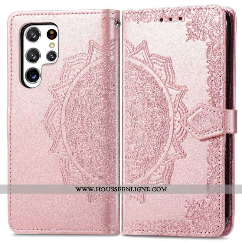 Housse Samsung Galaxy S22 Ultra 5G Mandala Moyen Age