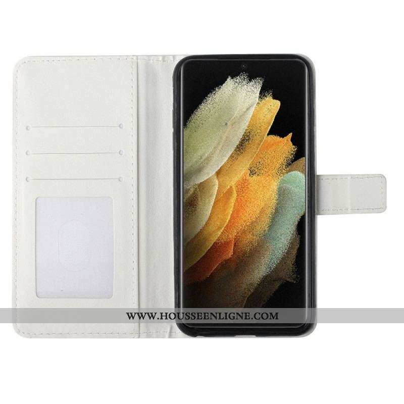 Housse Samsung Galaxy S22 Ultra 5G Vol de Papillons