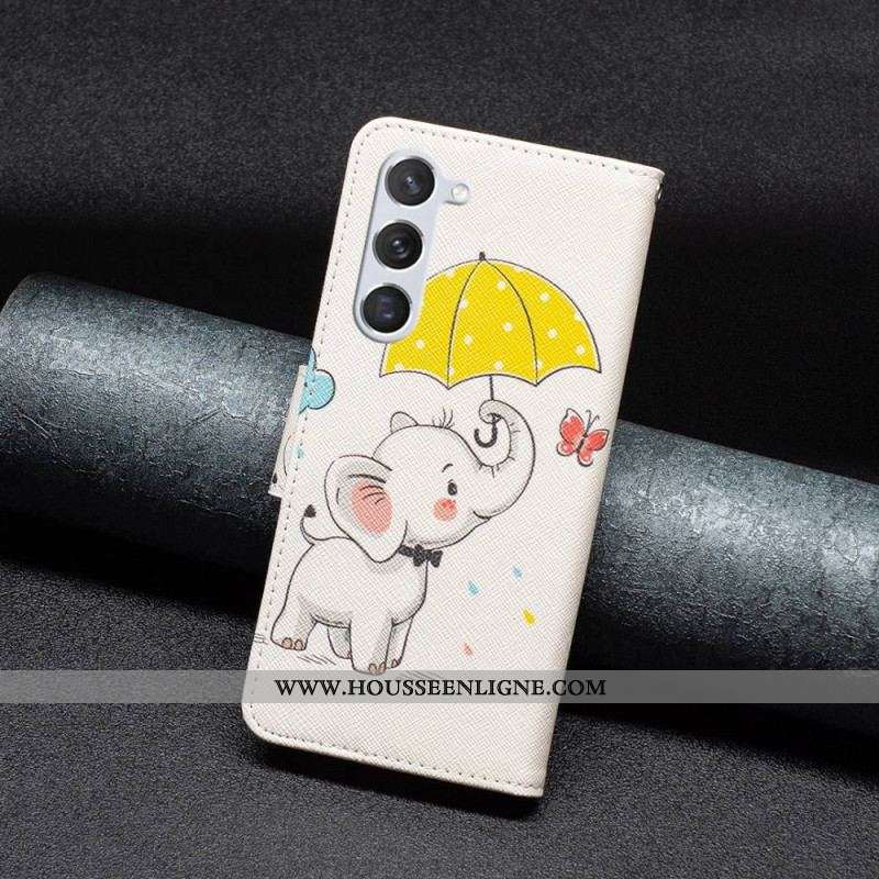 Housse Samsung Galaxy S23 5G Bébé Éléphant