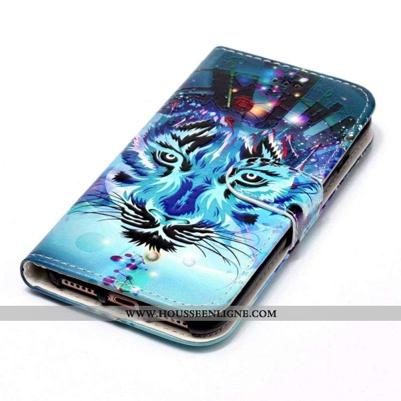 Housse Samsung Galaxy S23 5G Le Tigre avec Lanière