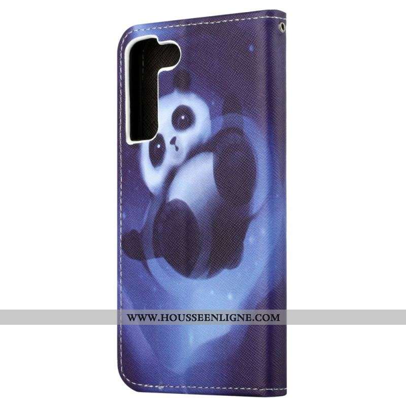 Housse Samsung Galaxy S23 5G Panda à Lanière