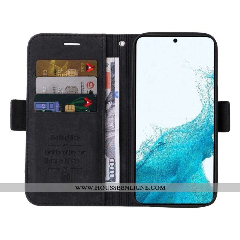 Housse Samsung Galaxy S23 5G Porte-Carte Frontal BETOPNICE