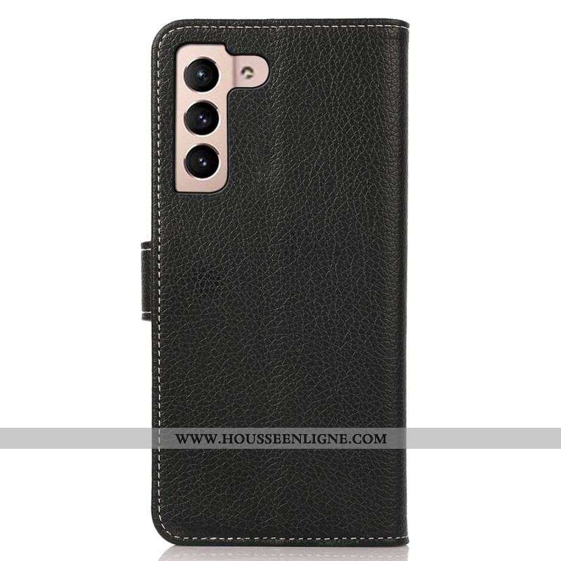 Housse Samsung Galaxy S23 5G Style Cuir Litchi