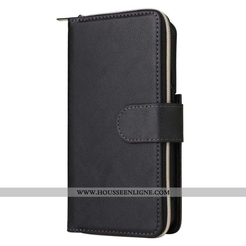 Housse Samsung Galaxy S23 Plus 5G avec Pochette Fermeture Éclair