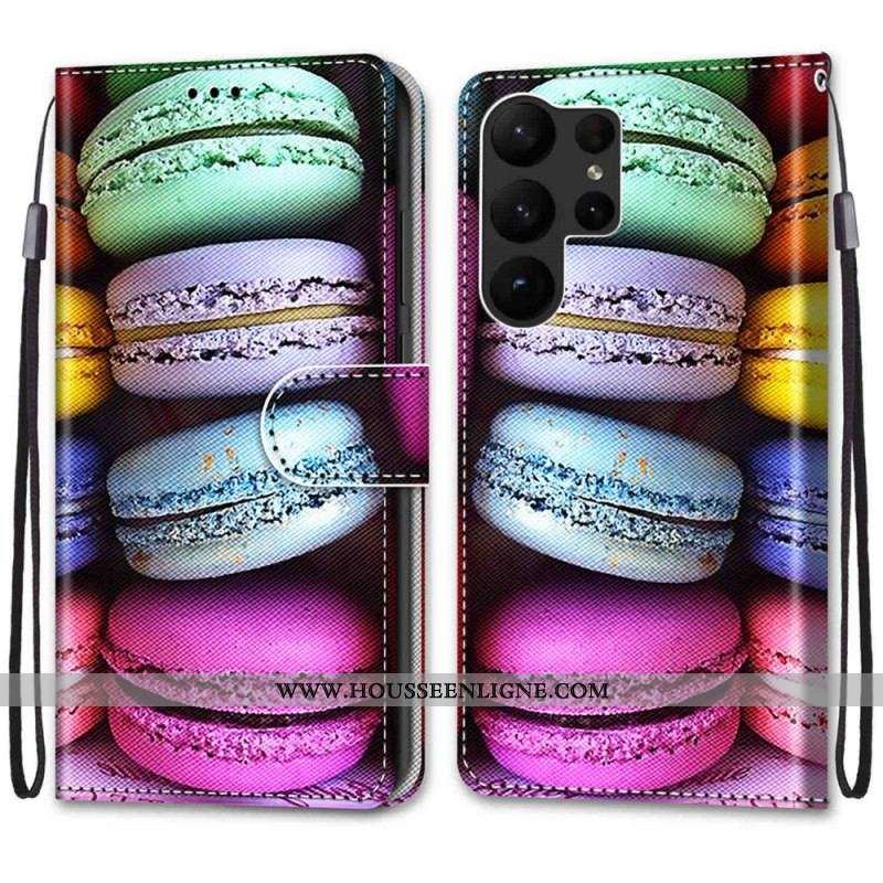 Housse Samsung Galaxy S23 Ulra 5G Macarons