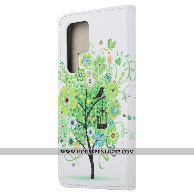 Housse Samsung Galaxy S23 Ultra 5G Arbre au feuillage Vert