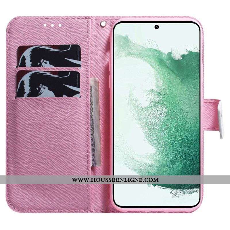 Housse Samsung Galaxy S23 Ultra 5G Fleur Rose