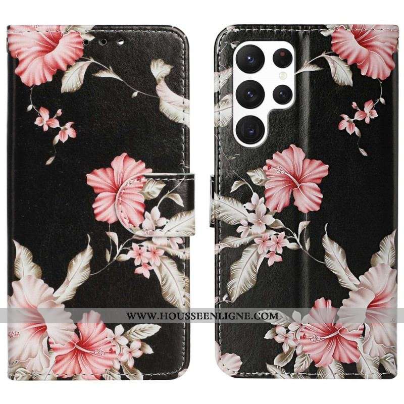 Housse Samsung Galaxy S23 Ultra 5G Fleurs