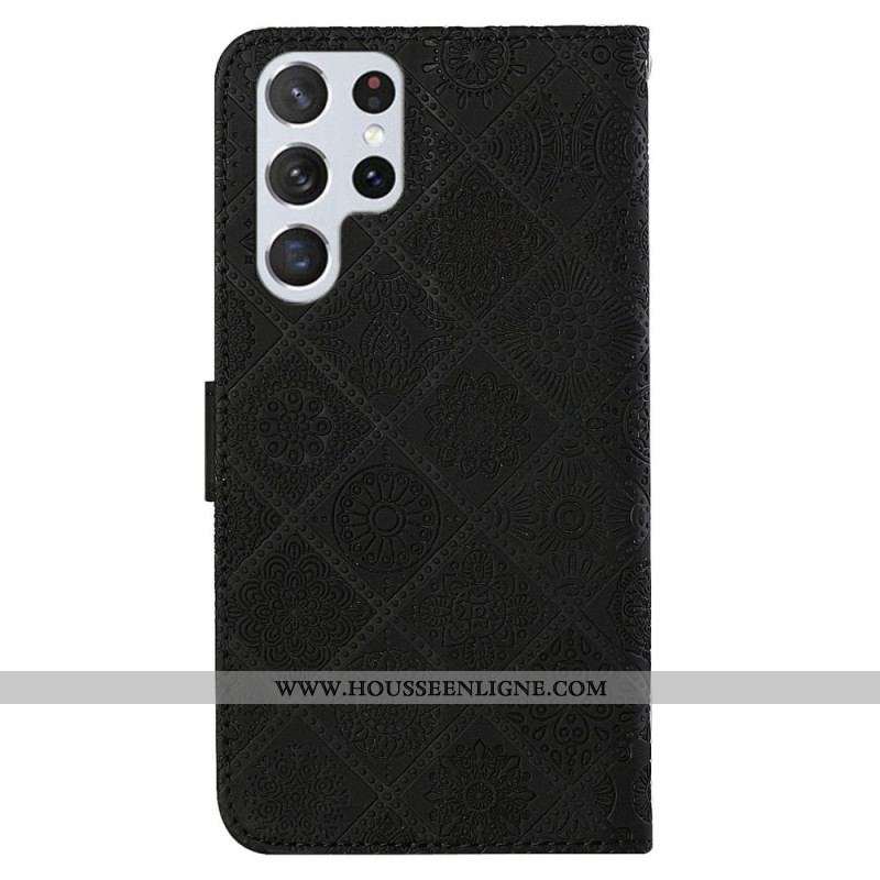 Housse Samsung Galaxy S23 Ultra 5G Motif Tapisserie