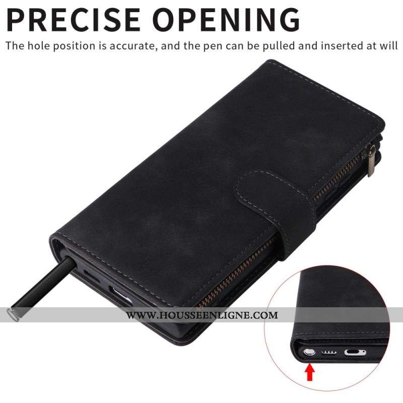 Housse Samsung Galaxy S23 Ultra 5G Pochette Fermeture Éclair