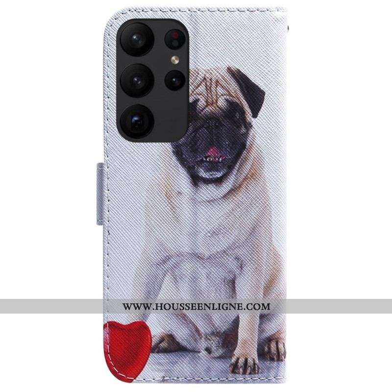 Housse Samsung Galaxy S23 Ultra 5G Pug Dog