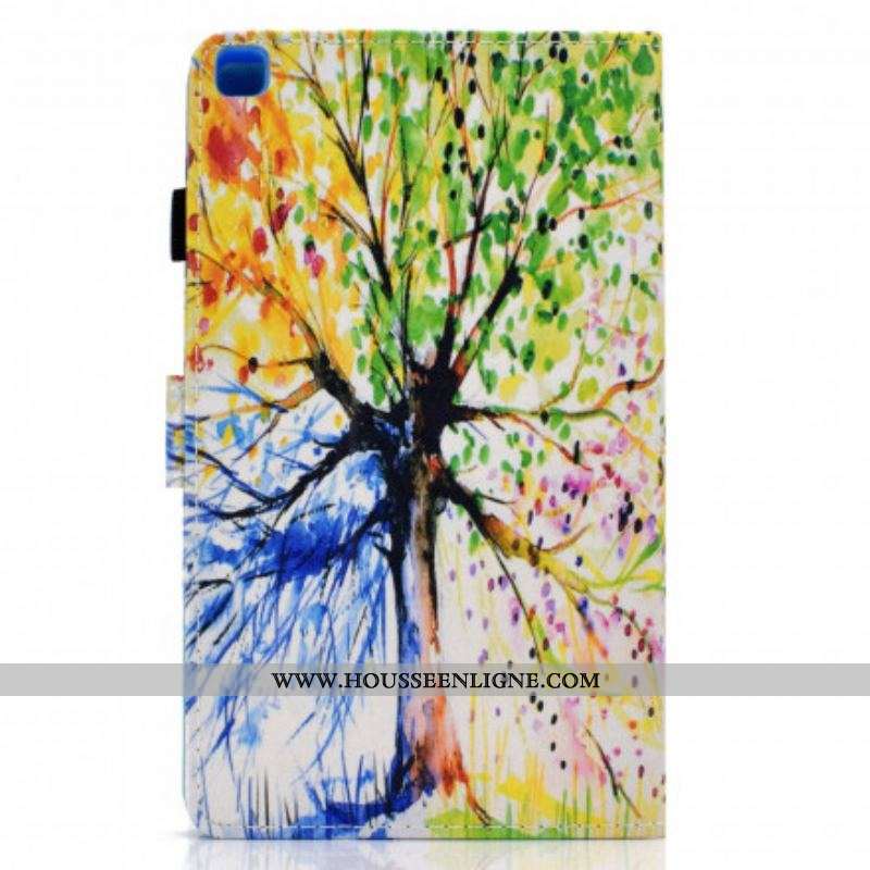 Housse Samsung Galaxy Tab A7 (2020) Arbre Aquarelle