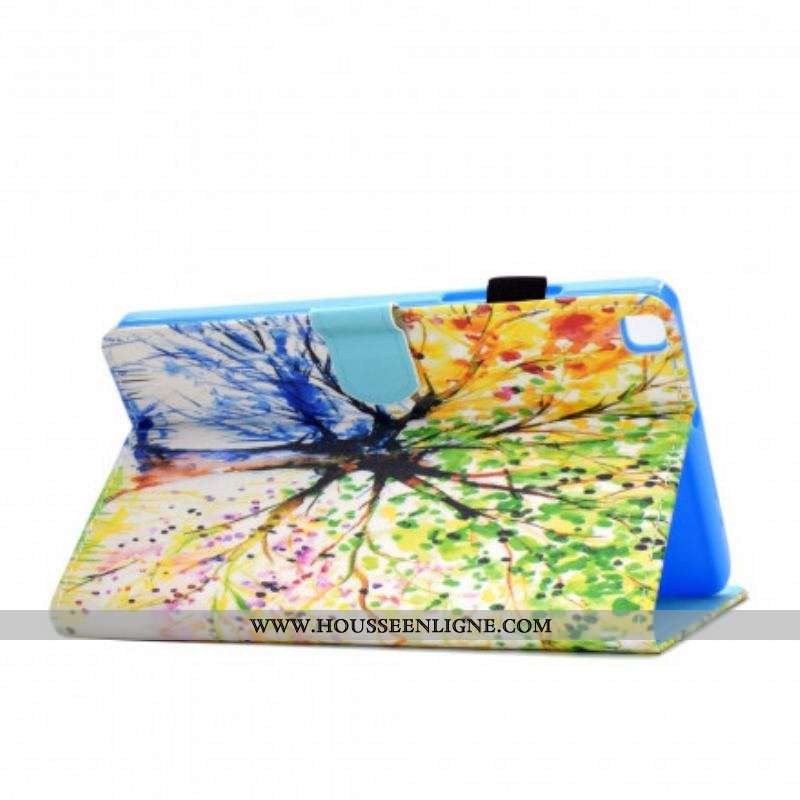 Housse Samsung Galaxy Tab A7 (2020) Arbre Aquarelle