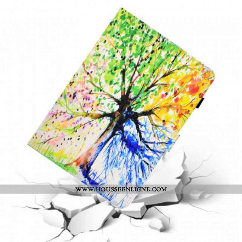 Housse Samsung Galaxy Tab A7 (2020) Arbre Aquarelle