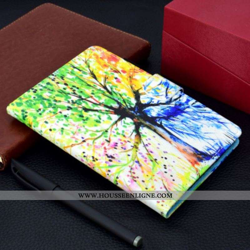 Housse Samsung Galaxy Tab A7 (2020) Arbre Aquarelle