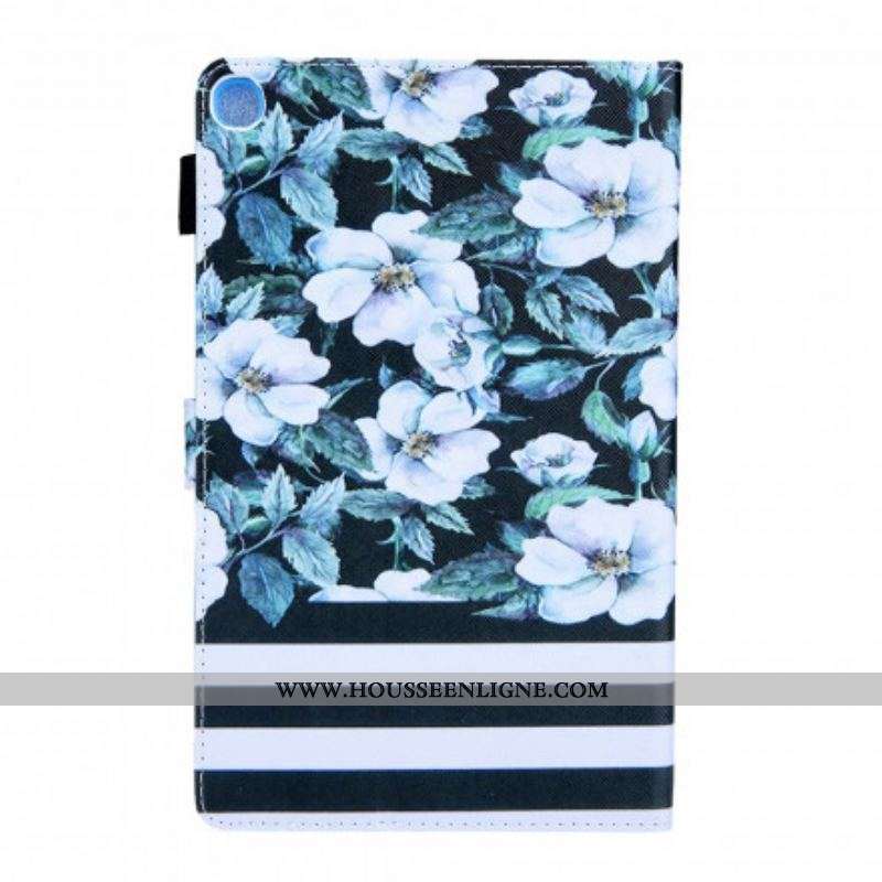 Housse Samsung Galaxy Tab A7 (2020 Design Fleurs