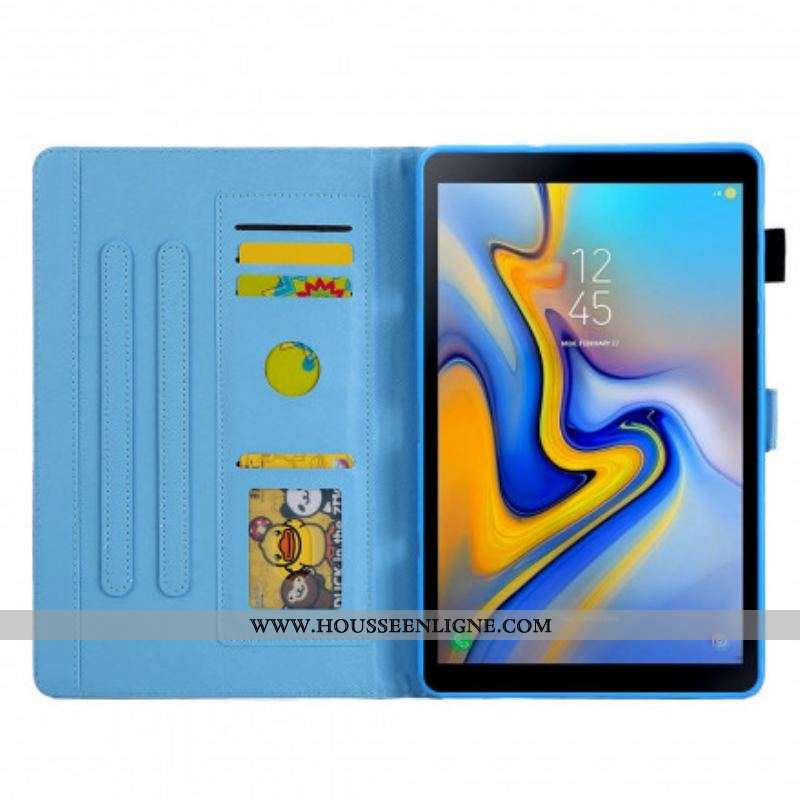 Housse Samsung Galaxy Tab A7 (2020 Design Fleurs