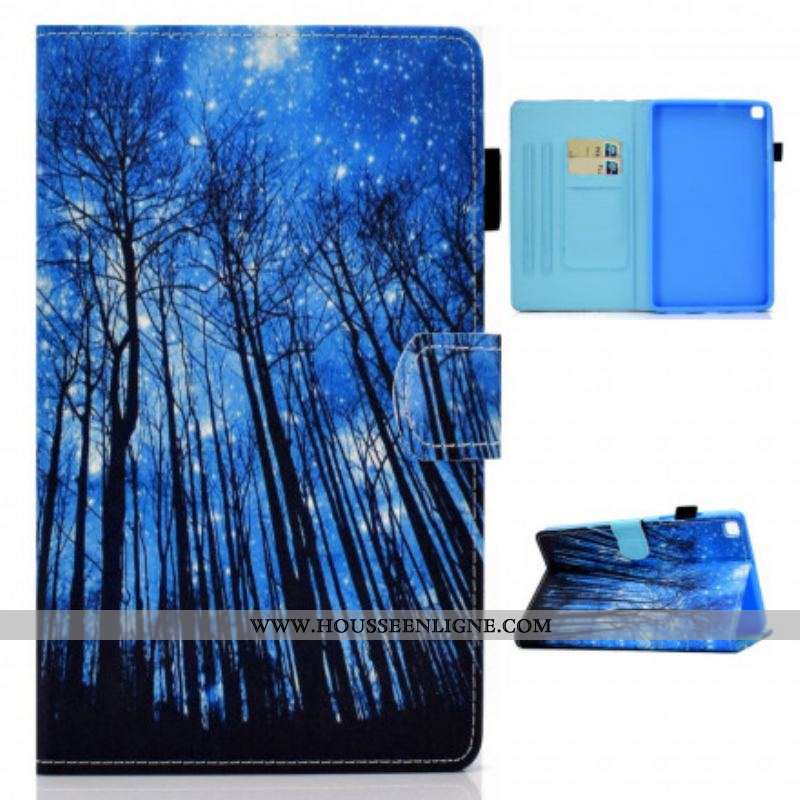 Housse Samsung Galaxy Tab A7 (2020) Forêt de Nuit