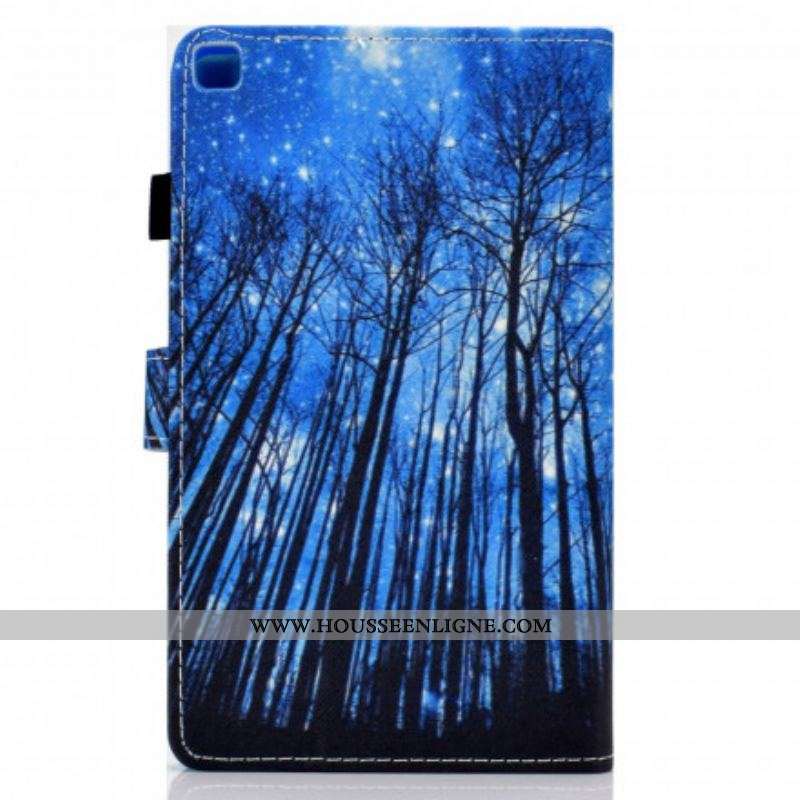 Housse Samsung Galaxy Tab A7 (2020) Forêt de Nuit