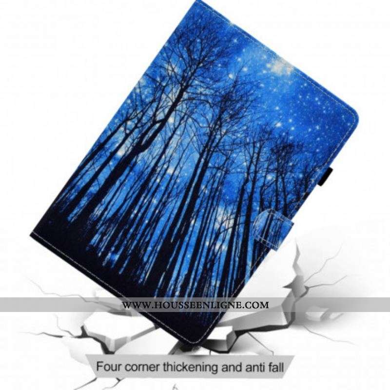 Housse Samsung Galaxy Tab A7 (2020) Forêt de Nuit