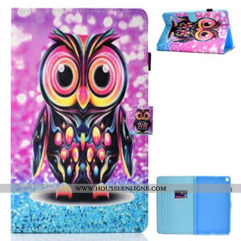 Housse Samsung Galaxy Tab A7 (2020) Hibou Éclaté