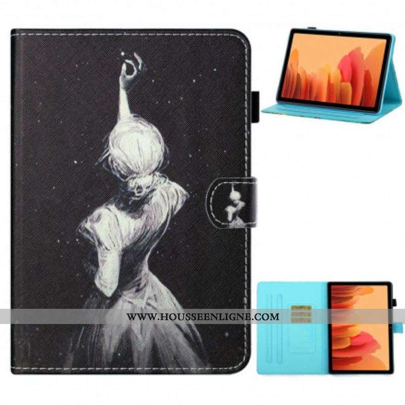 Housse Samsung Galaxy Tab A7 (2020) Jeune Fille Art