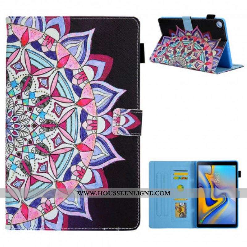 Housse Samsung Galaxy Tab A7 (2020) Mandala Graphique