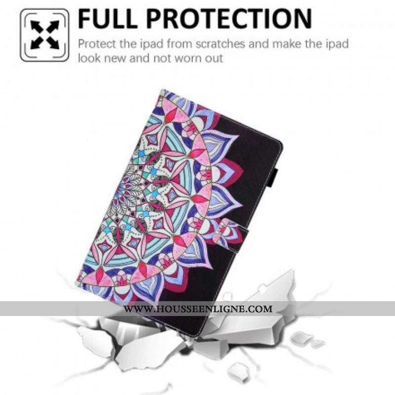 Housse Samsung Galaxy Tab A7 (2020) Mandala Graphique