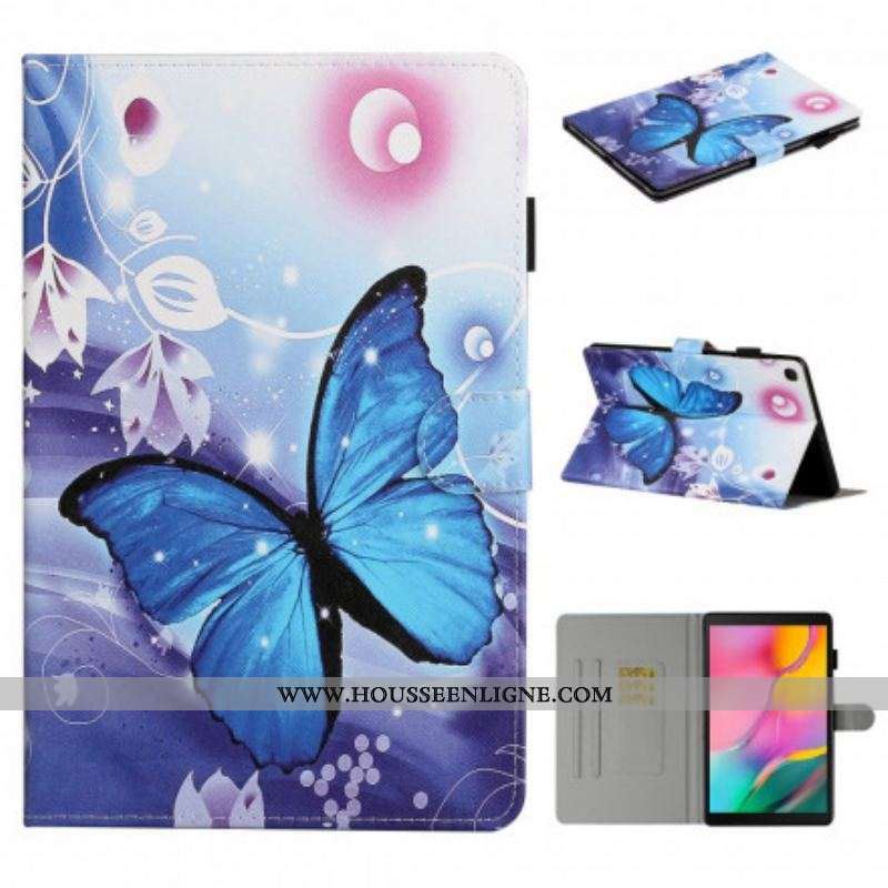 Housse Samsung Galaxy Tab A7 (2020) Papillon Lune