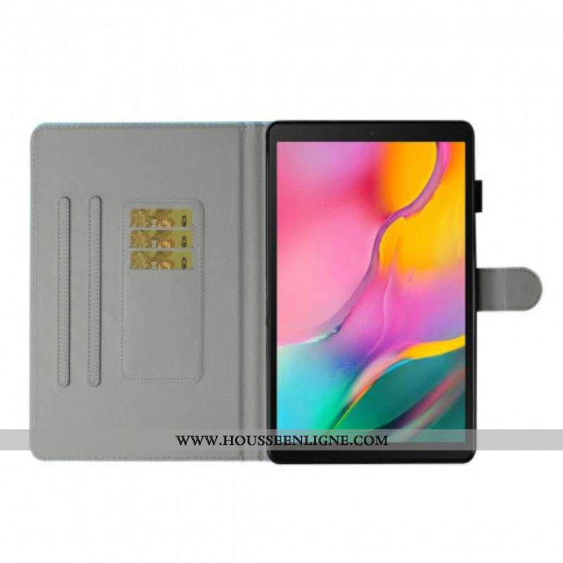 Housse Samsung Galaxy Tab A7 (2020) Papillon Lune