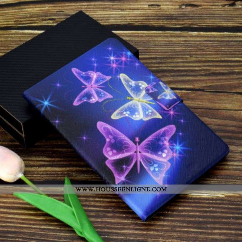 Housse Samsung Galaxy Tab A7 (2020) Papillons