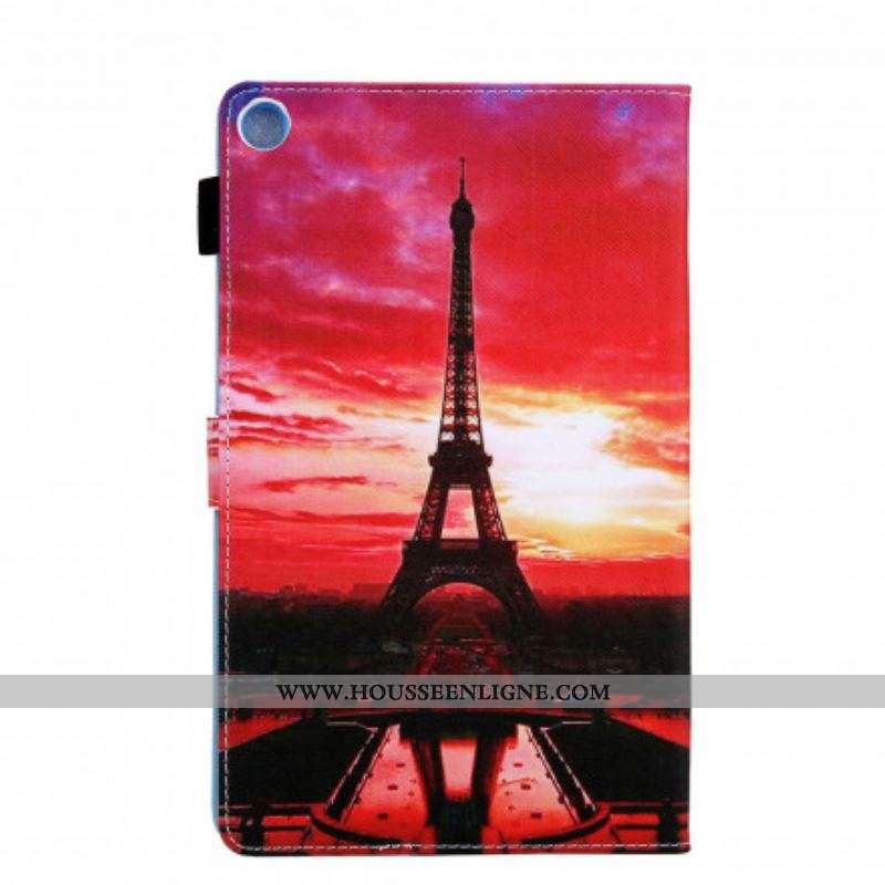 Housse Samsung Galaxy Tab A7 (2020) Sunset Tour Eiffel