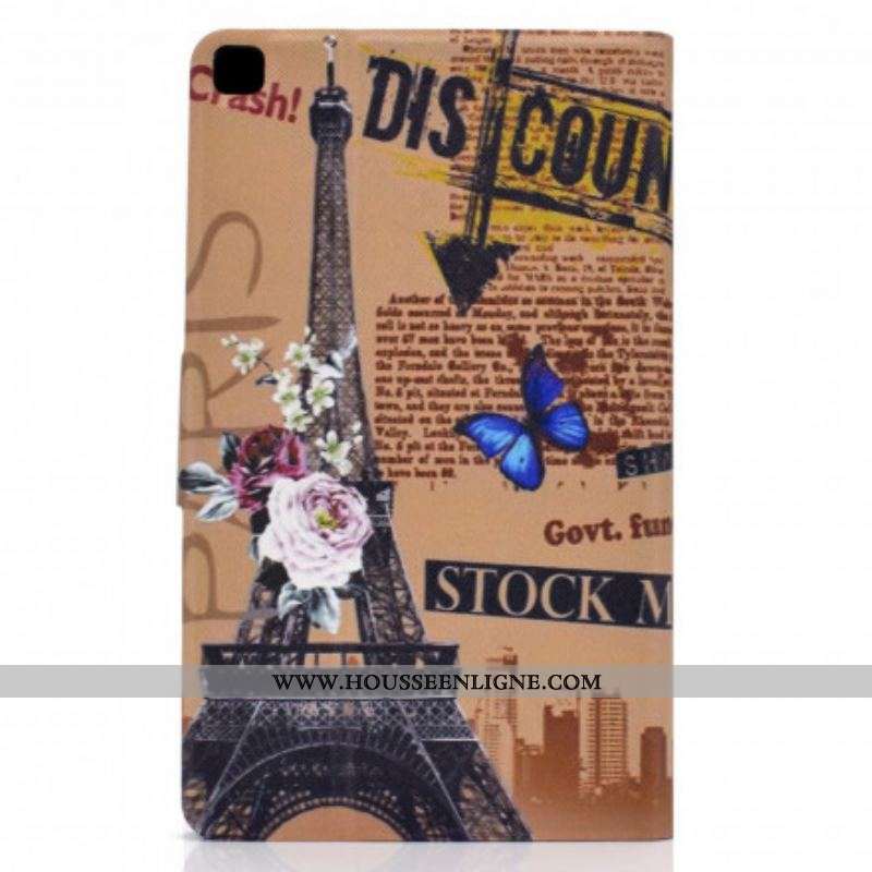 Housse Samsung Galaxy Tab A7 (2020) Tour Eiffel