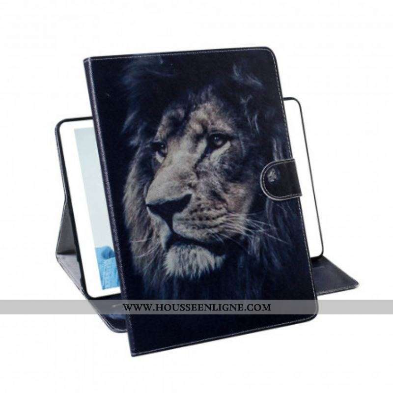 Housse Samsung Galaxy Tab A7 (2020) Tête de Lion