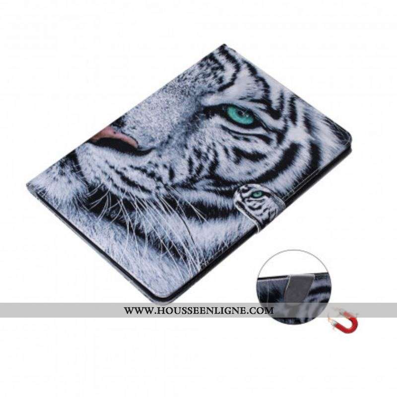 Housse Samsung Galaxy Tab A7 (2020) Tête de Tigre