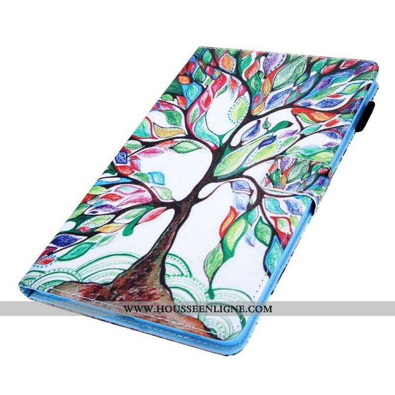 Housse Samsung Galaxy Tab A7 Arbre Multicolore