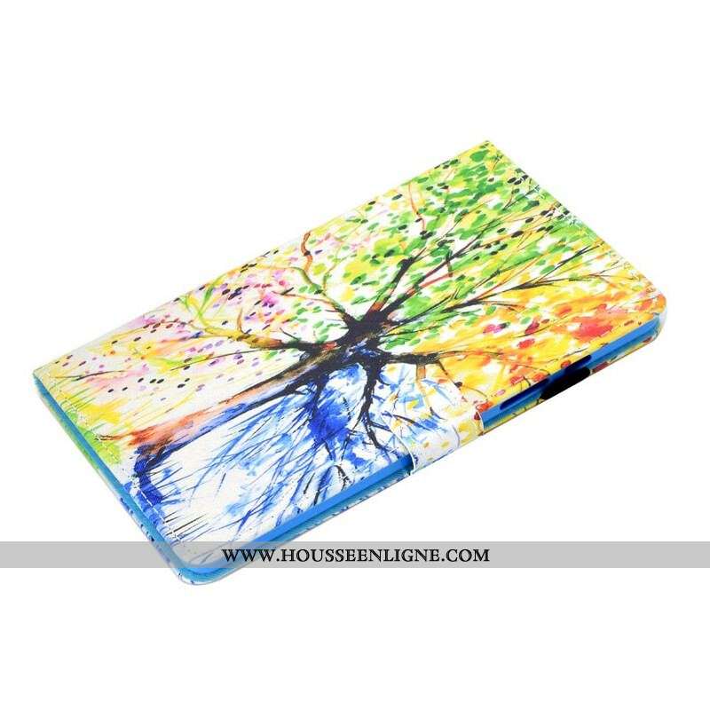 Housse Samsung Galaxy Tab A7 Lite Arbre Aquarelle