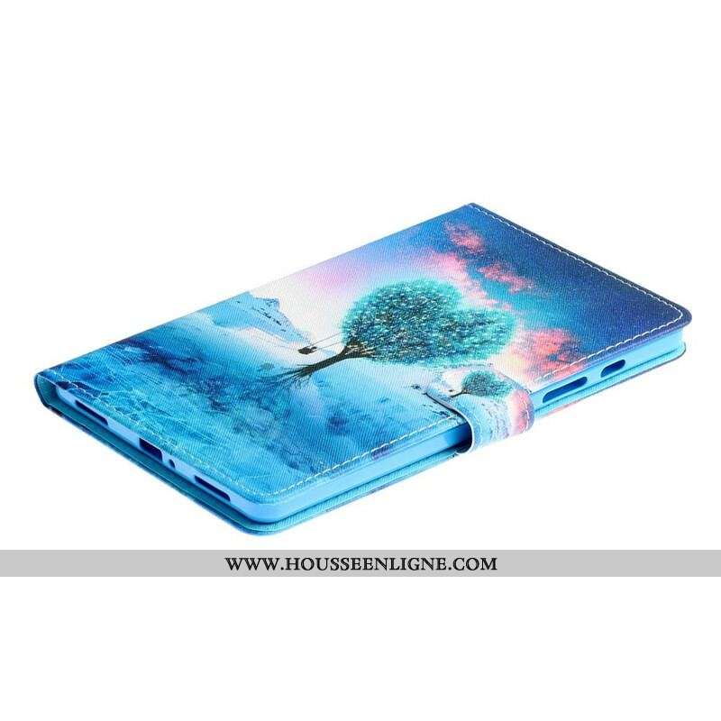 Housse Samsung Galaxy Tab A7 Lite Arbre Coeur